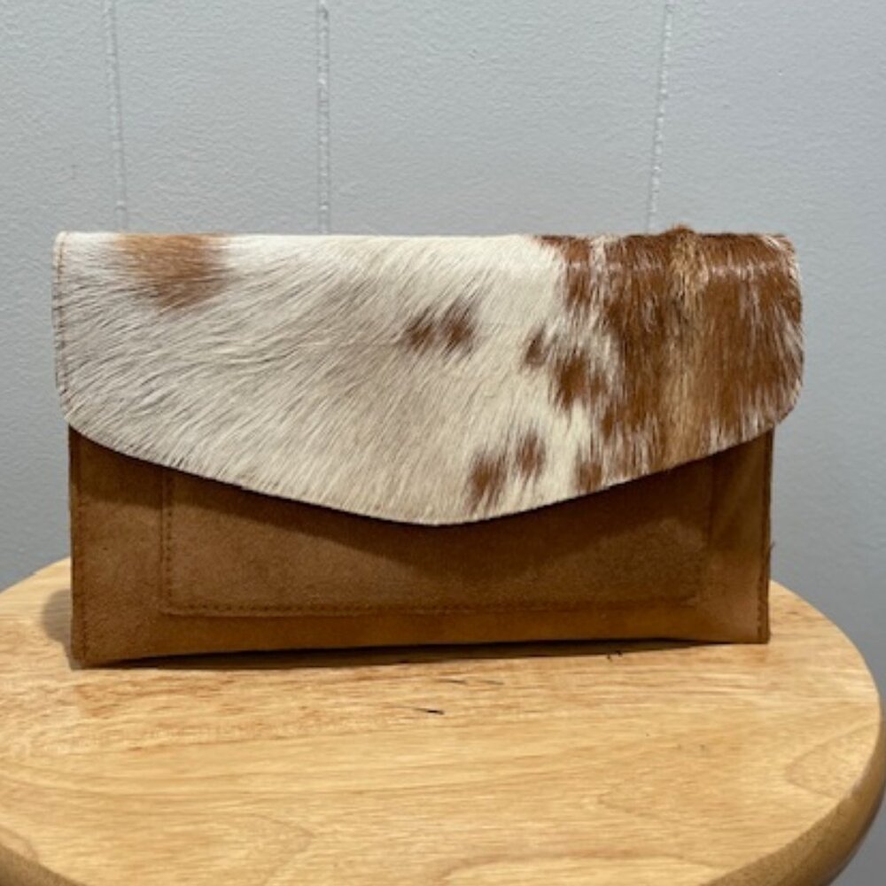 Crosstree Lane Suede/Ponyhair Style Crossbody Bag